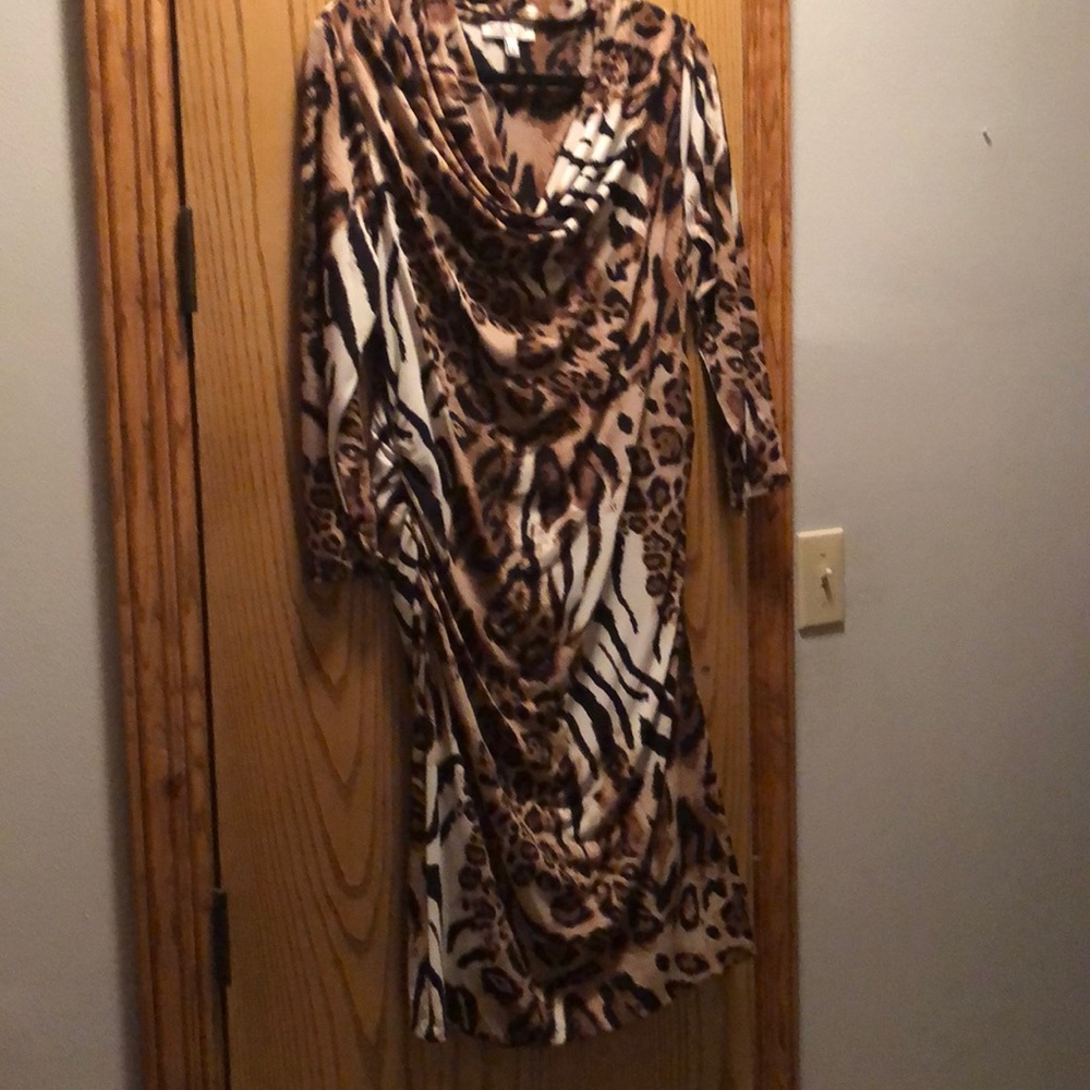 Animal print dress